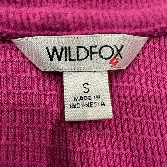 Wildfox Women's‎ Brushed Haley Top in Elderberry - Picture 3 of 5